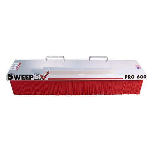 Heavy duty forklift broom works in warehouses and outside