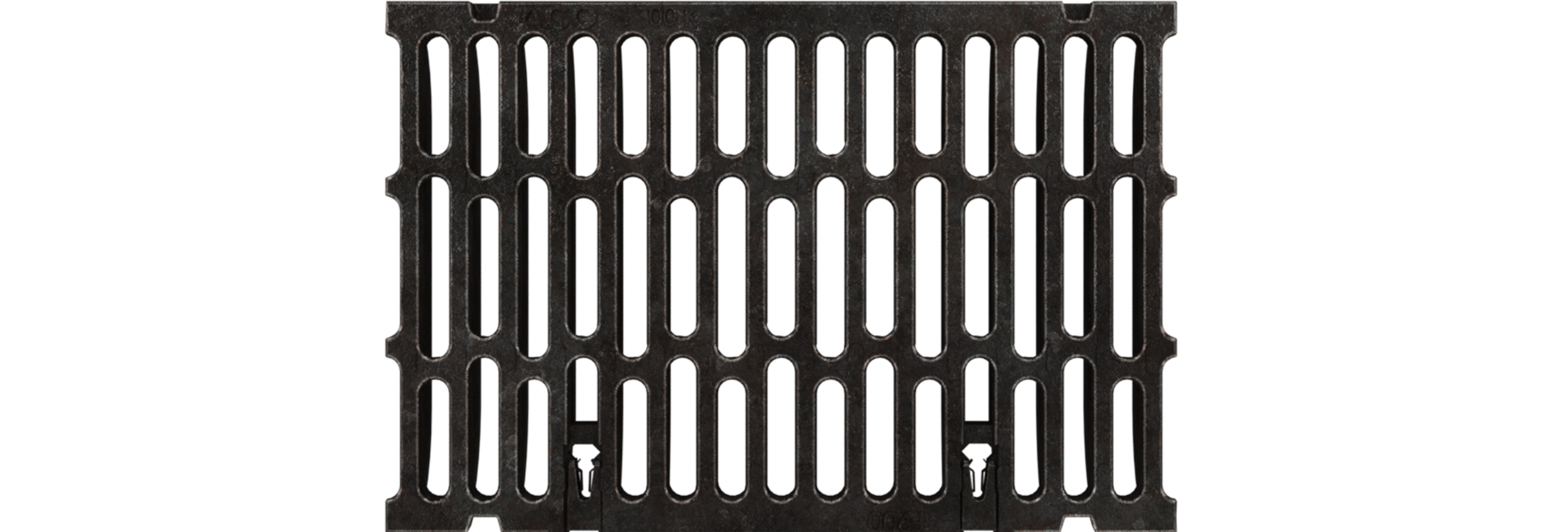 SK3 Ductile iron slotted grate - 19.69" (0.5 m) (Load Class F)