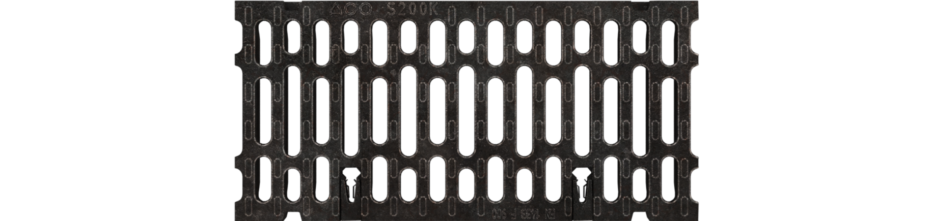 SK2 Ductile iron slotted grate - 19.69" (0.5 m) (Load Class F)