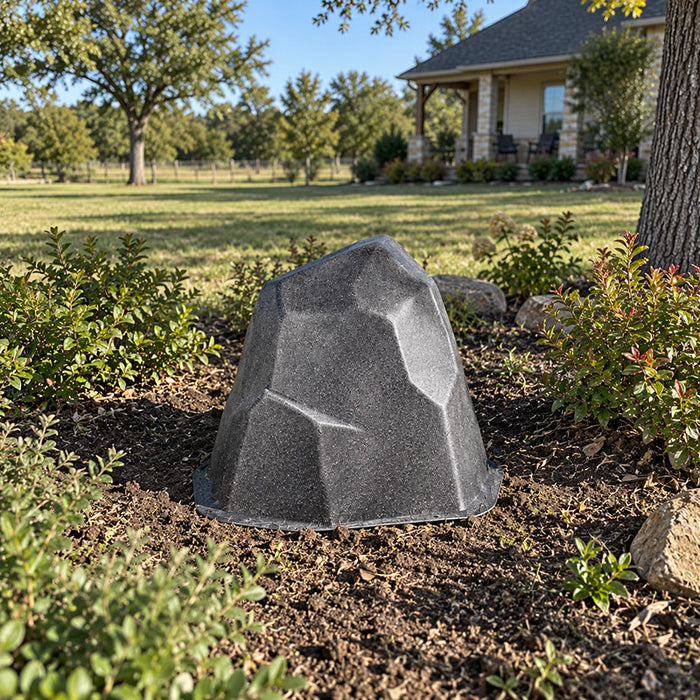 Piedmont Decorative Rock Well Cover - 19″ L × 19″ W × 32″ H