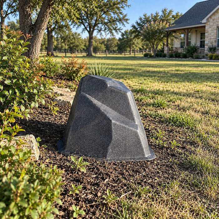 Piedmont Decorative Rock Well Cover - 19″ L × 19″ W × 32″ H