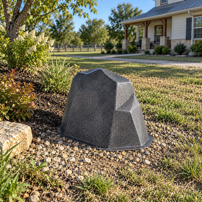Piedmont Decorative Rock Well Cover - 19″ L × 19″ W × 32″ H