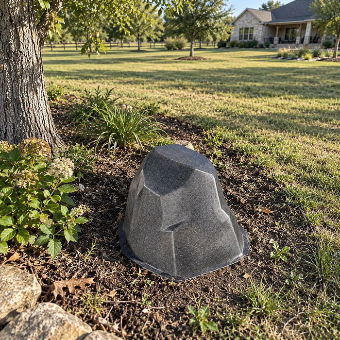 Piedmont Decorative Rock Well Cover - 19″ L × 19″ W × 32″ H