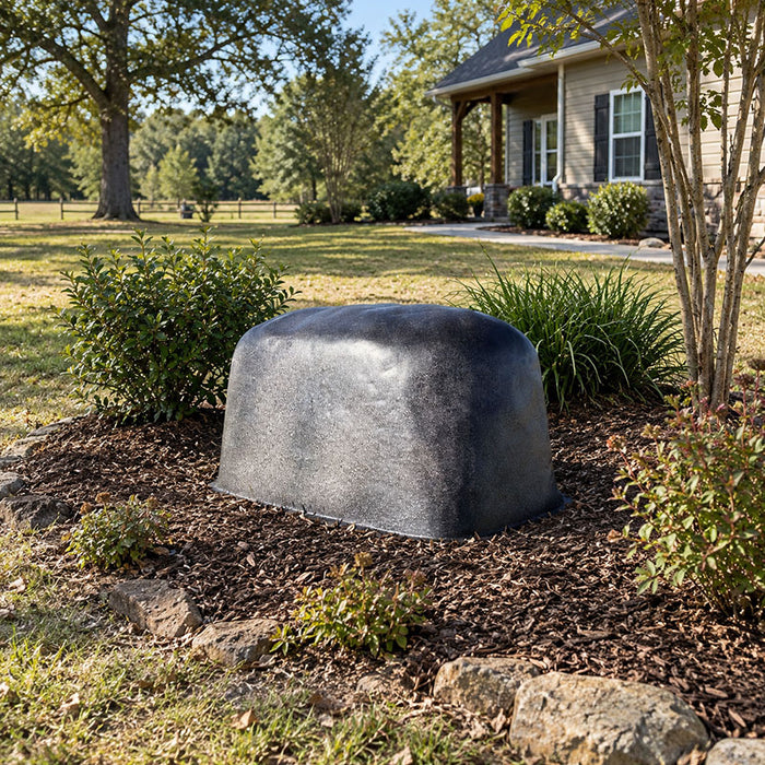 Piedmont Decorative Rock Well Cover - 69″ L × 39″ W × 40″ H