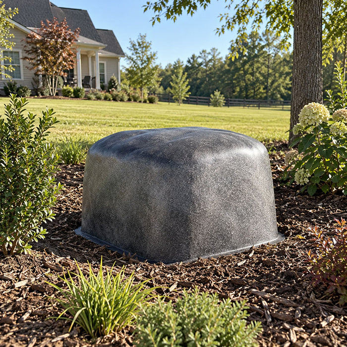 Piedmont Decorative Rock Well Cover - 69″ L × 39″ W × 40″ H