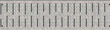 Type 451D Stainless Perforated Channel Grate - 39.37”