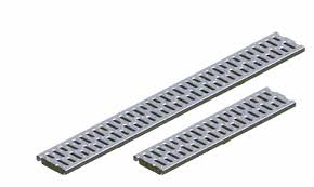 Type 411D Galvanized Perforated Channel Grate - 39.37”