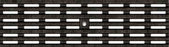 Type 461Q Ductile Iron Slotted Channel Grate - 19.69” - QuickLok®