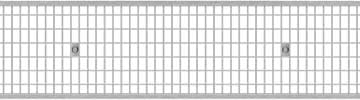 Type 605Q Galvanized Mesh Channel Grate - 39.37” - QuickLok®
