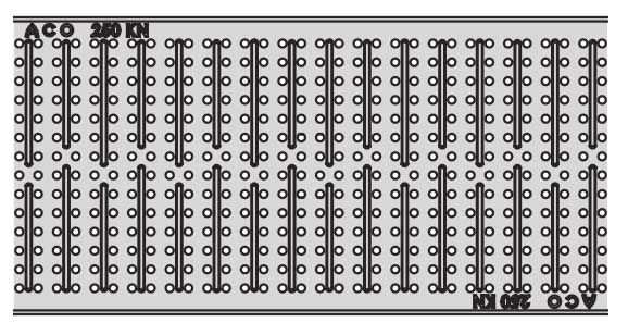 Type 665Q Stainless Perforated Channel Grate - 39.37” - QuickLok®