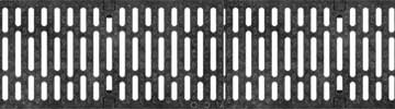 Type 660D Ductile Iron Slotted Channel Grate - 19.69”