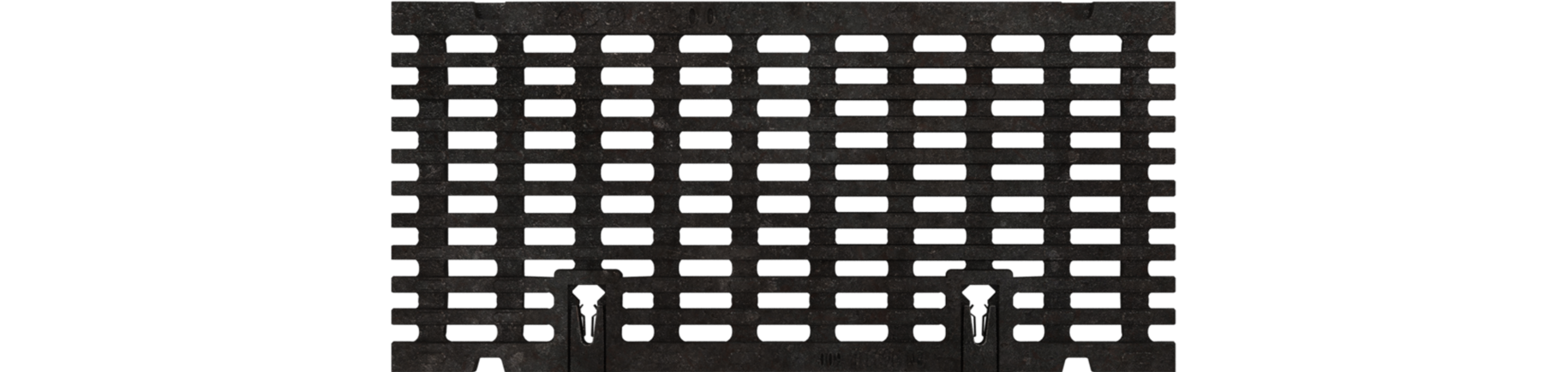SK2 Ductile iron longitudinal grate - 19.69" (0.5 m) (Load Class E)