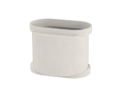 Outlet Adapter - 4" Oval to 6" Round - For Galvanized & Stainless Edge Trench Drains