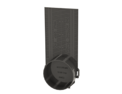 K1 Universal Inlet/Outlet/End Cap - For Galvanized & Stainless Edge Trench Drains