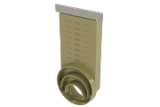Outlet cap (Male) with stainless steel end frame