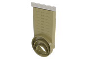 Outlet cap (Male) with galvanized steel end frame