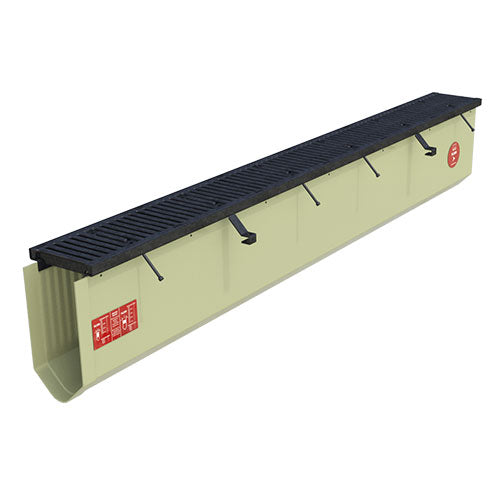 ACO FG200 FlowDrain - Fiberglass Trench Drain System