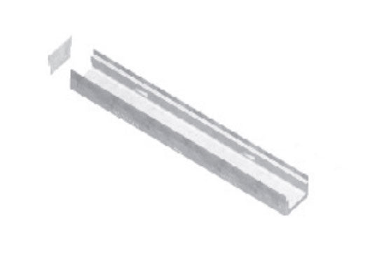 ACO H100KS-8 SlabDrain - Stainless Rail