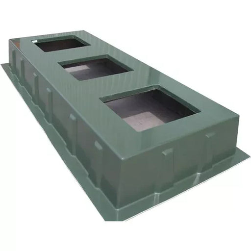 Fiberglass Transformer Box Pad, 45" x 111" x 15" - 22" x 24" Opening - BB4411152224A00 - Hubbell