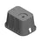 Water Meter Pit Box - 14 in. X 19 in. Rectangular Meter Box with Locking Drop-in AMR Cover, 12 in. Height, Black Box, Black Water Meter Cover with 2 in. Touch Reader Hole, 7 in. Recess - D12-TAMR