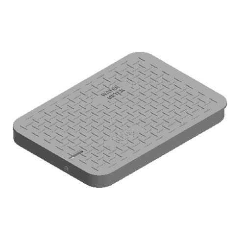 Water Meter Pit Box Lid - 13 in. X 20 in. Rectangular Meter Box Lockin ...