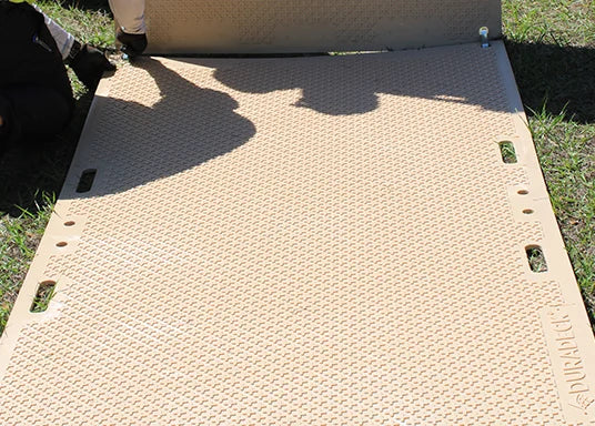 Heavy Duty Protective Mat -  4' x 8' - Beige