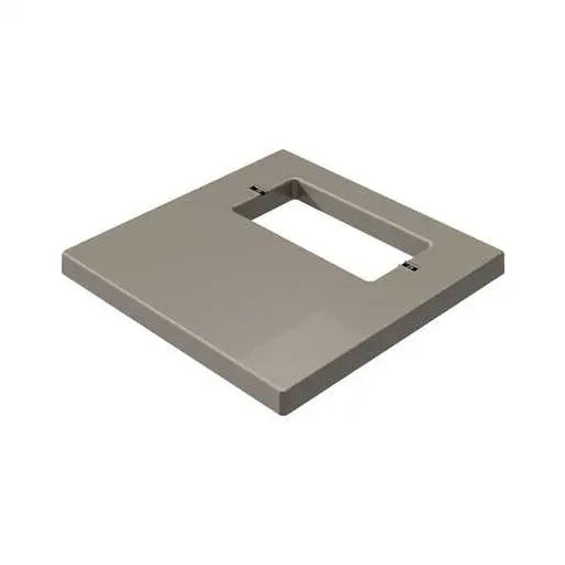 Flat Pad – Polymer Concrete – 42" x 42" x 3" – with 12" x 27" Throat – PH42421227G3S – Hubbell
