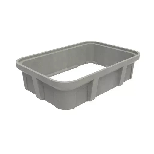 Extension – Polymer Concrete – 30" x 48" x 8" – Solid Bottom – PG3048RA08 – Quazite
