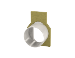 K1-308-6 6" Outlet End Cap - For Galvanized Edge Trench Drains