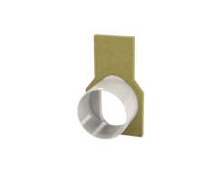 K1-408-6 6" Outlet End Cap - For Galvanized Edge Trench Drains