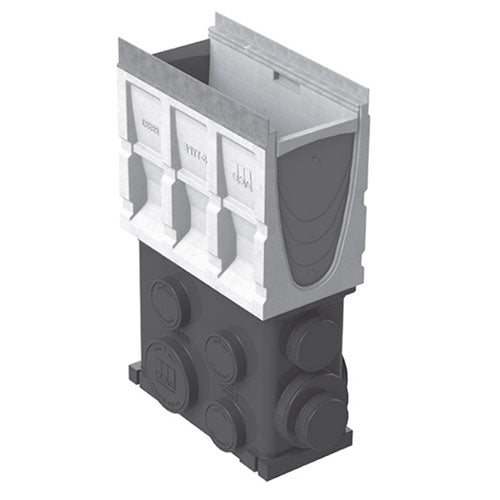 K2-902G In-line catch basin - 19.69" (0.5 m) - For Galvanized Edge Trench Drains