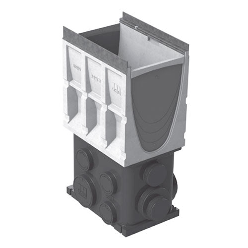 K3-903G In-line catch basin - 19.69" (0.5 m) - For Galvanized Edge Trench Drains