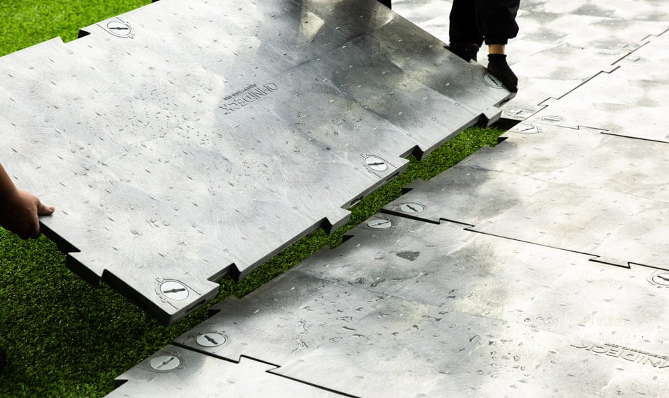 Turf Protector Panel OmniDeck - Stadium Turf Protection — Eastgate Supply