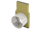SK1-308-6 6" Outlet end cap