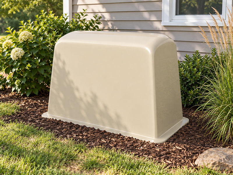 Piedmont Fiberglass Well Cover - 58″ L × 34″ W × 44″ H