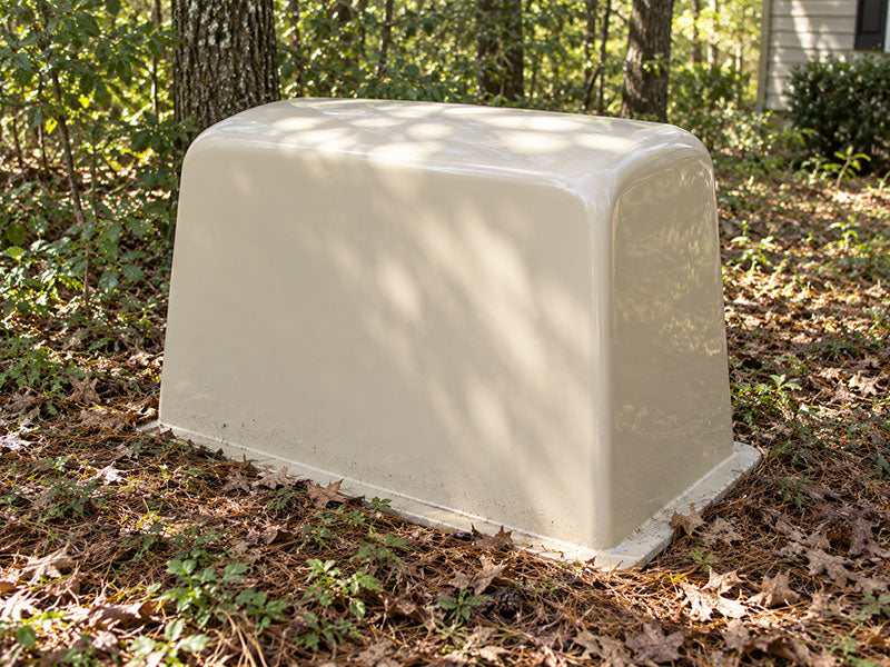 Piedmont Fiberglass Well Cover - 58″ L × 34″ W × 44″ H