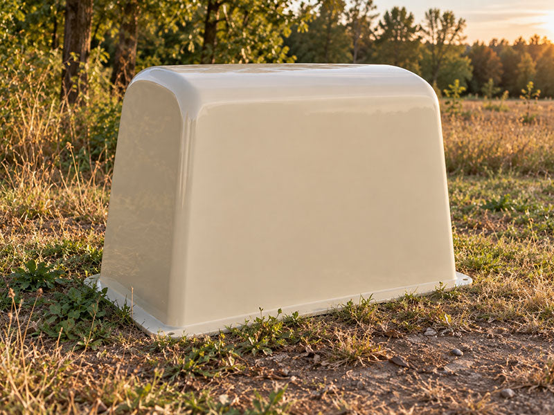 Piedmont Fiberglass Well Cover - 58″ L × 34″ W × 44″ H