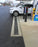 ACO K200 trench drain along a gas station pump island
