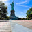 ACO K300 trench drain in a waterfront plaza near the Statue of Liberty

