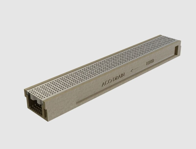 ACO SlabDrain - H & HK Series - Shallow Trench Drain System