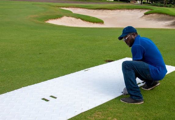 Ground Matting - 4' x 8' - Tan