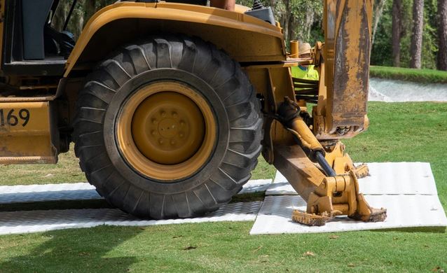 Composite Construction Mats - 4' x 8' - Tan