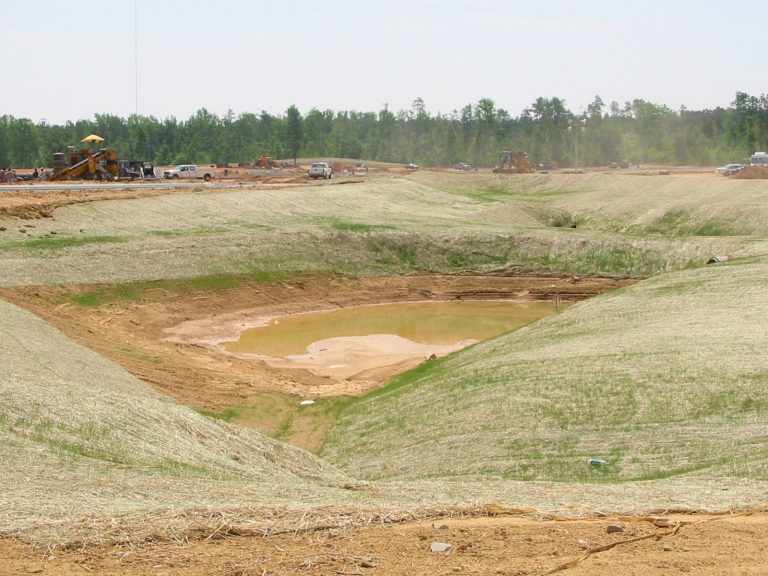 Basin using straw ECBs