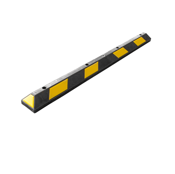 Rubber Wheel Stops - 72" L x 6" W x 4" H