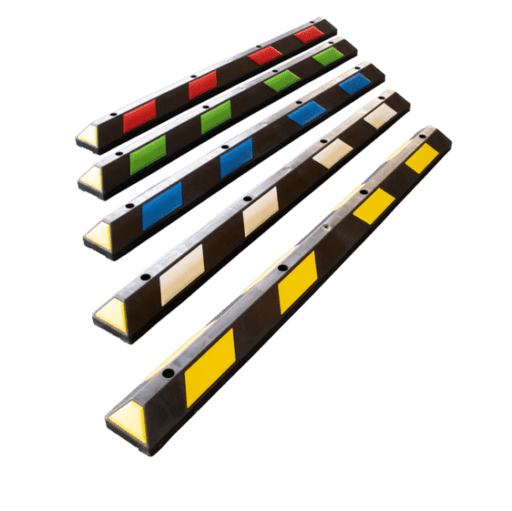 Rubber Wheel Stops - 72" L x 6" W x 4" H