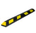 Yellow rubber wheel stop