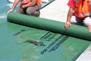 Perminator vapor barrier at jobsite