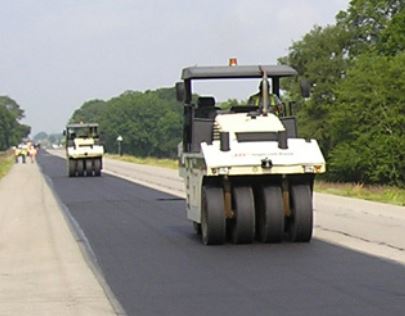 Petromat road installation